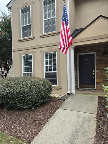 Customer photo review of 3' x 5' American Flag Set
