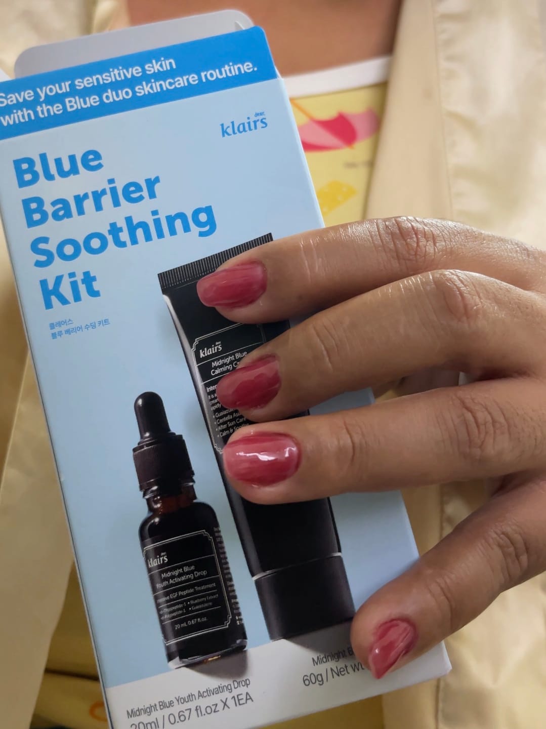 Customer photo review of Midnight Blue Barrier Kit (2.78 Fl Oz (Pack of 1))