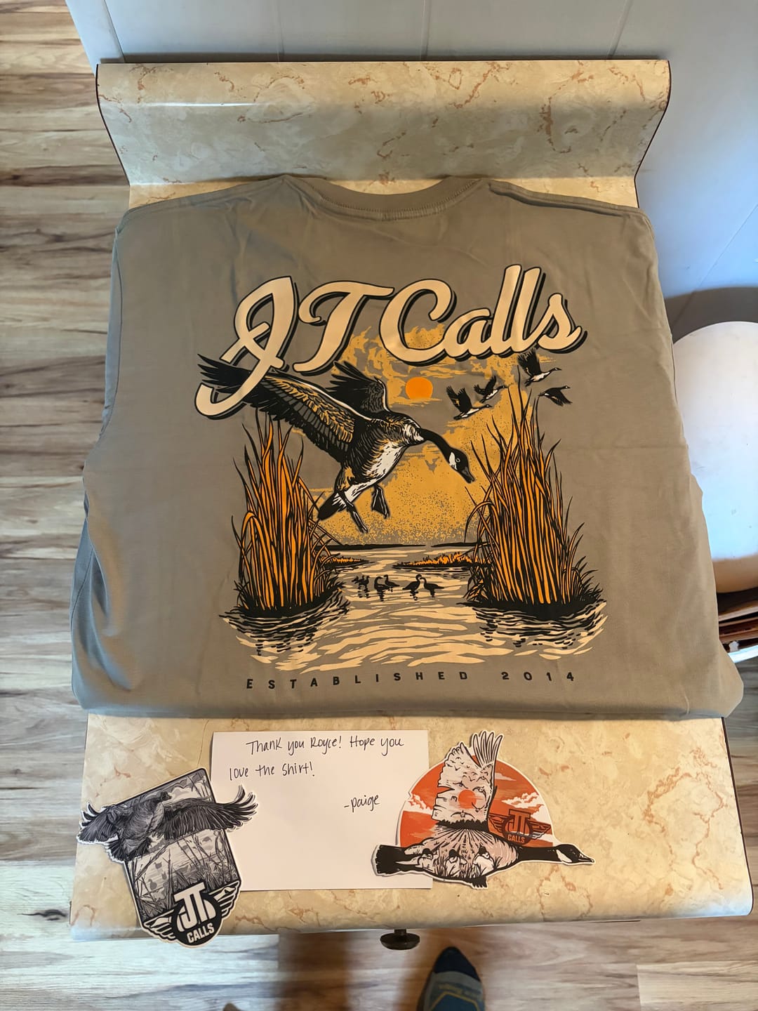 Customer photo review of Goose T-Shirt