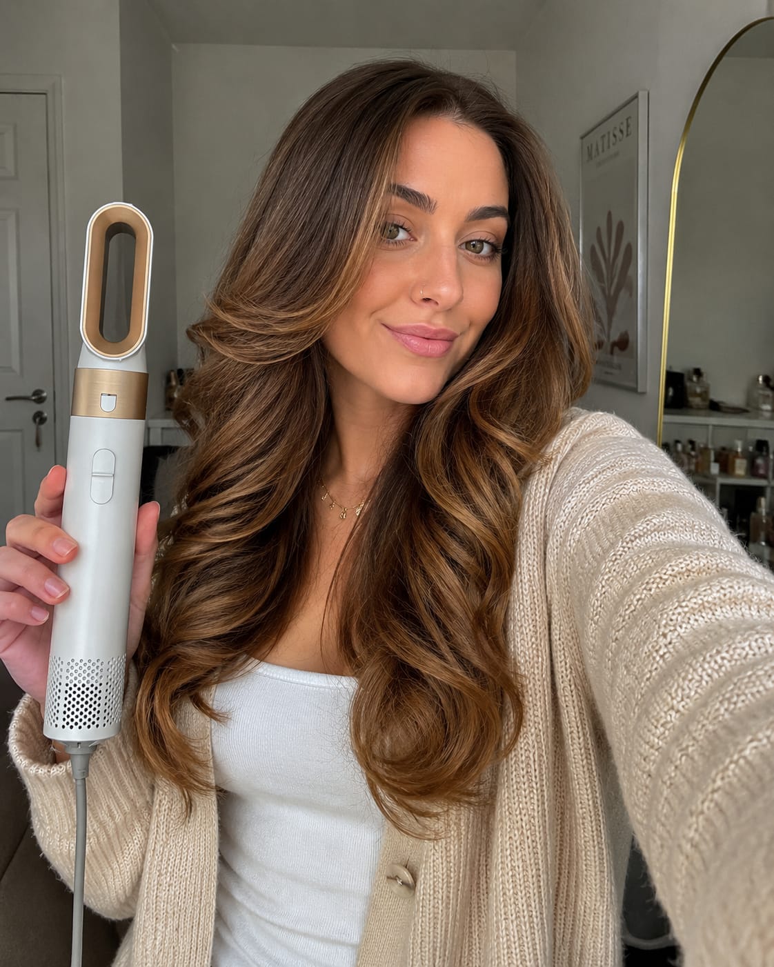 Customer photo review of Ava Air PRO – 5-in-1 Hair Dryer Brush & Multistyler