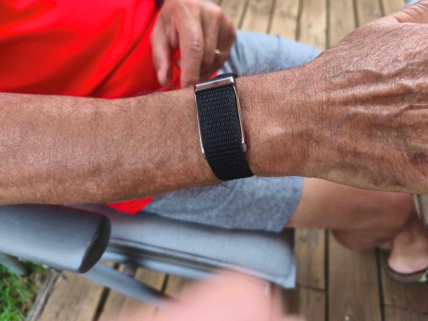 Customer photo review of + 1 Bracelet Sport OFFERT (couleur de votre bracelet)