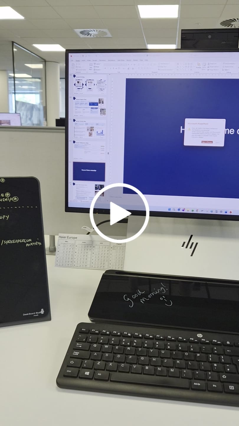 Customer video review of DeskBoard Buddy Portable