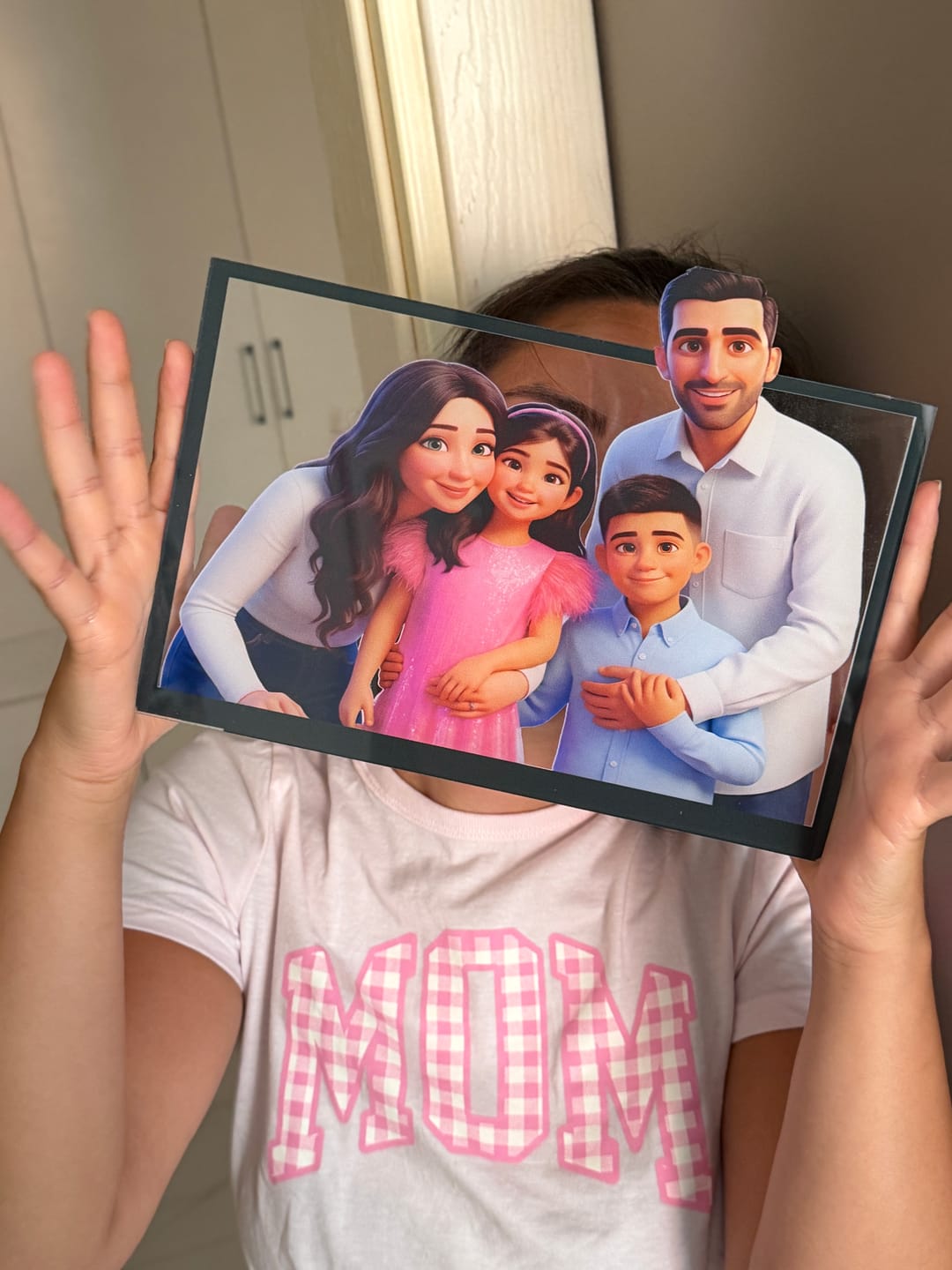 Customer photo review of Kişiye Özel Anime Çizgi Film Tablosu