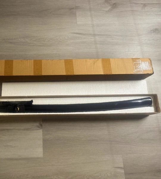 Customer photo review of Widow's Kiss Katana (1065 High Carbon Steel)