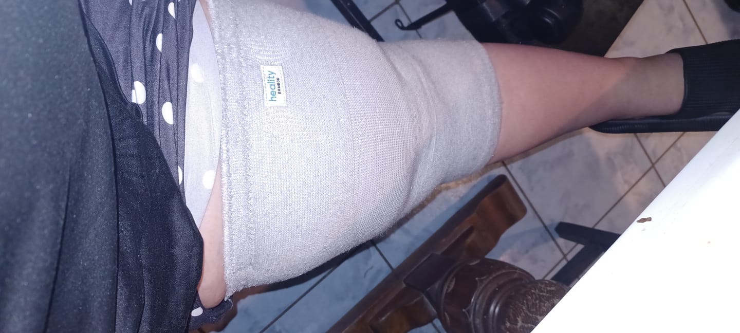Customer photo review of Genouillère de Compression