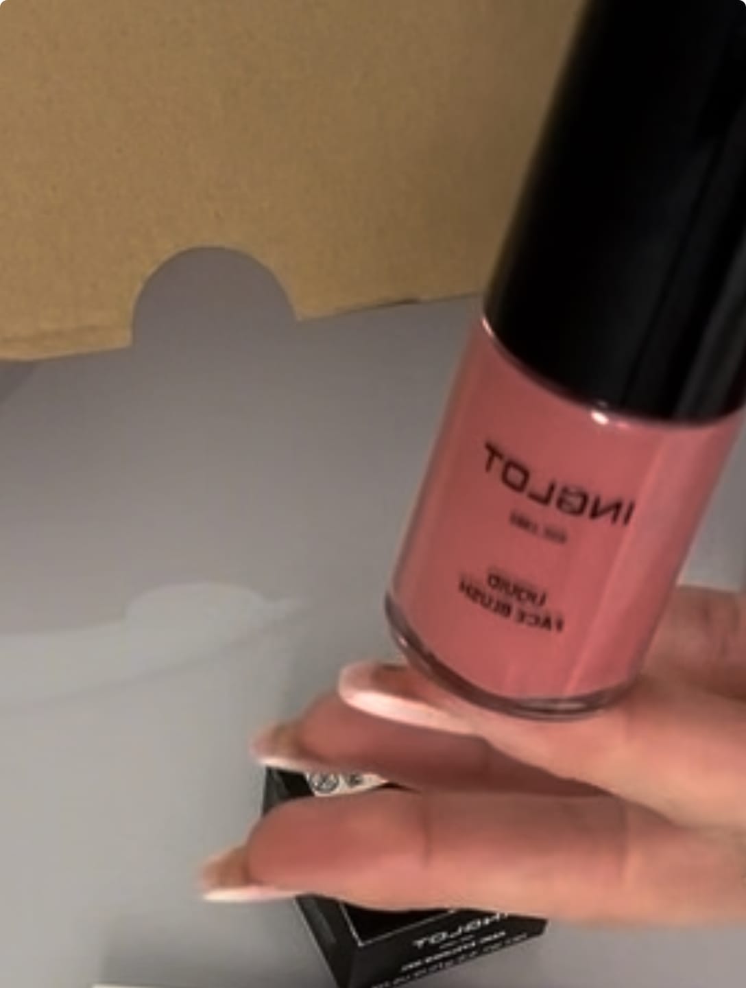 Customer photo review of Liquid Face Blush
