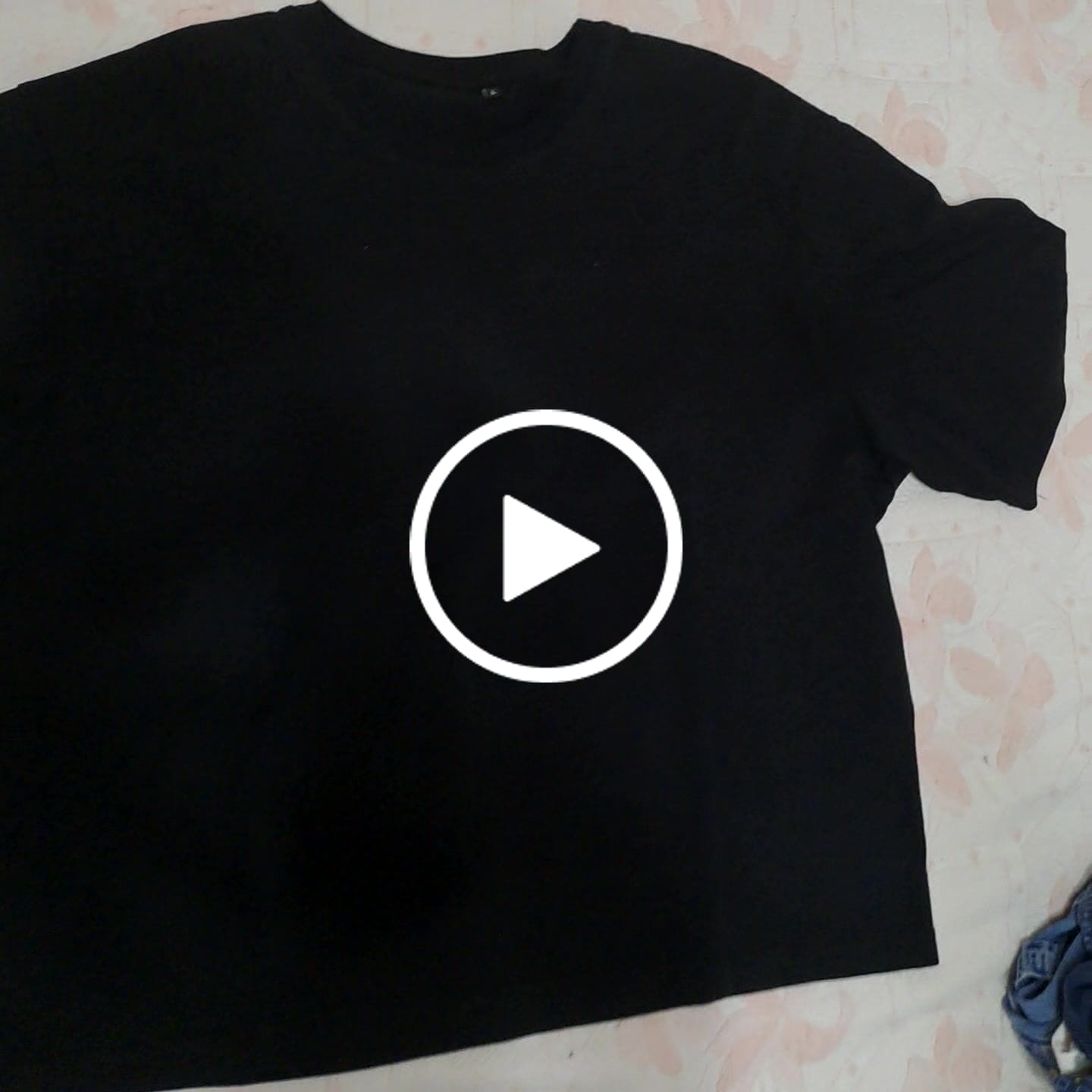 Customer video review of T-Shirt Cropped Blanks 220GSM Black