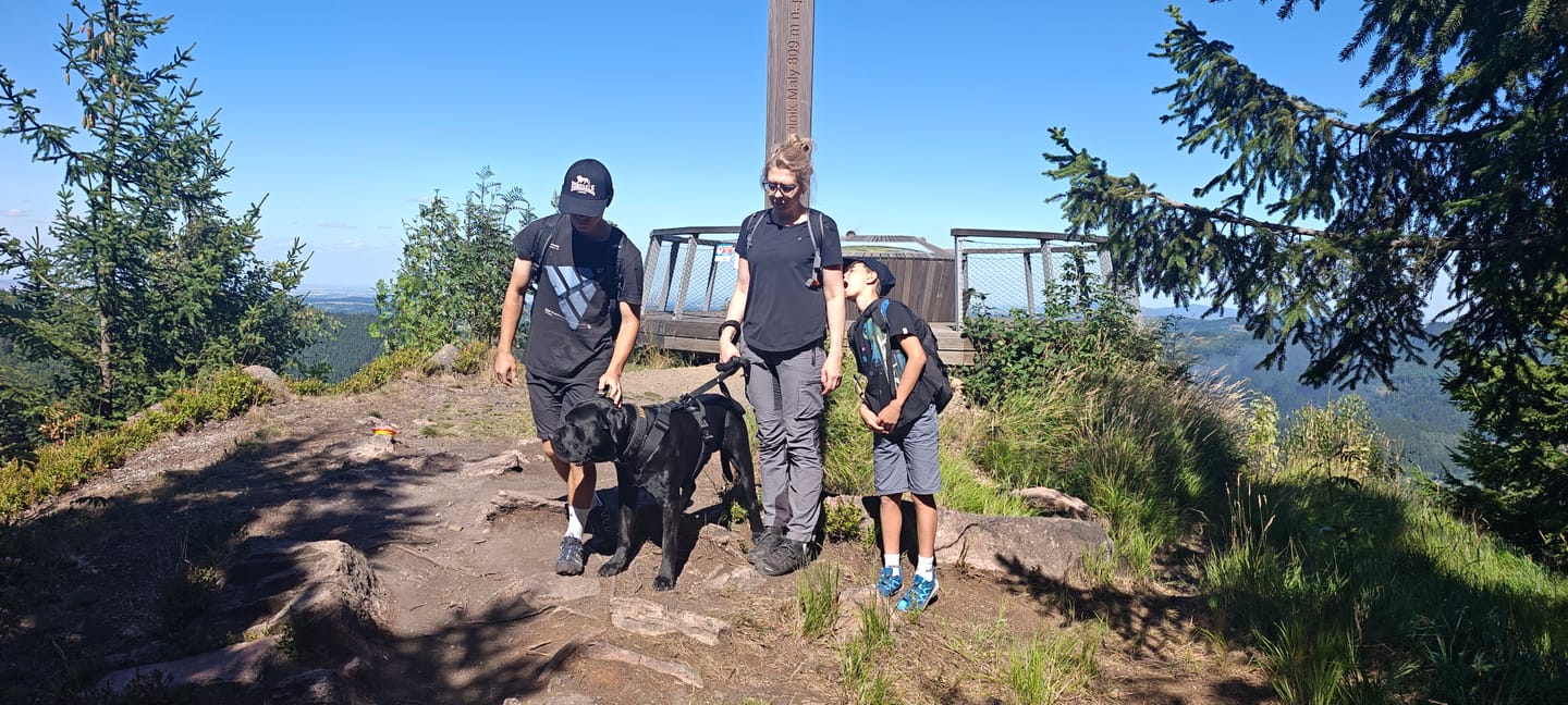 Customer photo review of Szelki z szybką klamrą - Easy Walk Extreme Black Edition Czarne