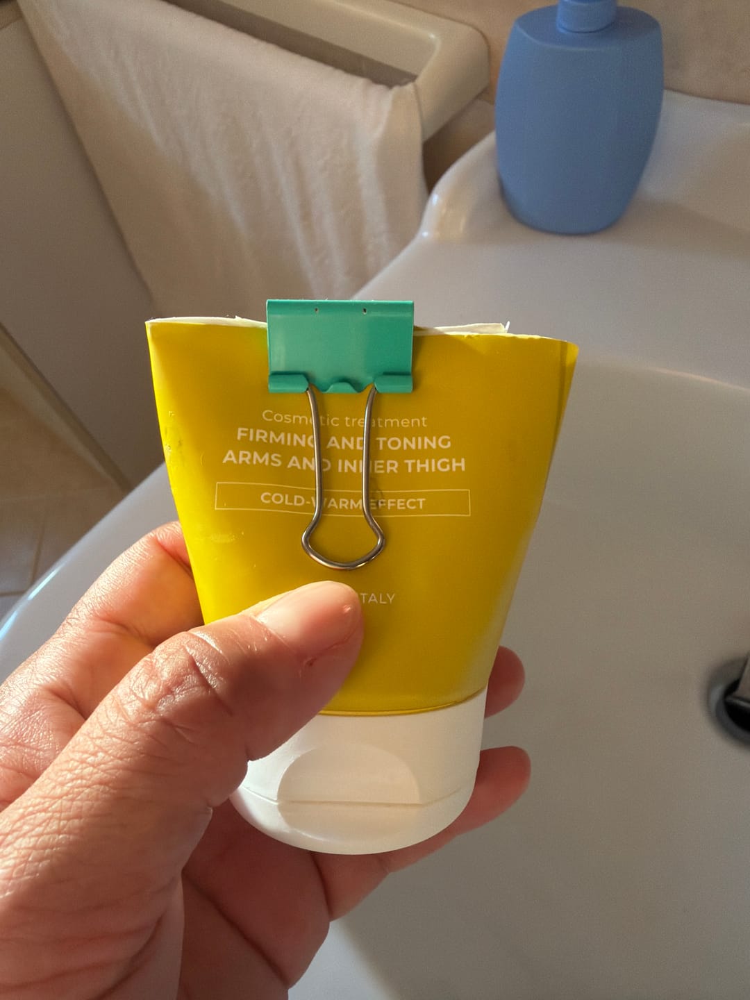Customer photo review of Crema rassodante braccia ed interno coscia