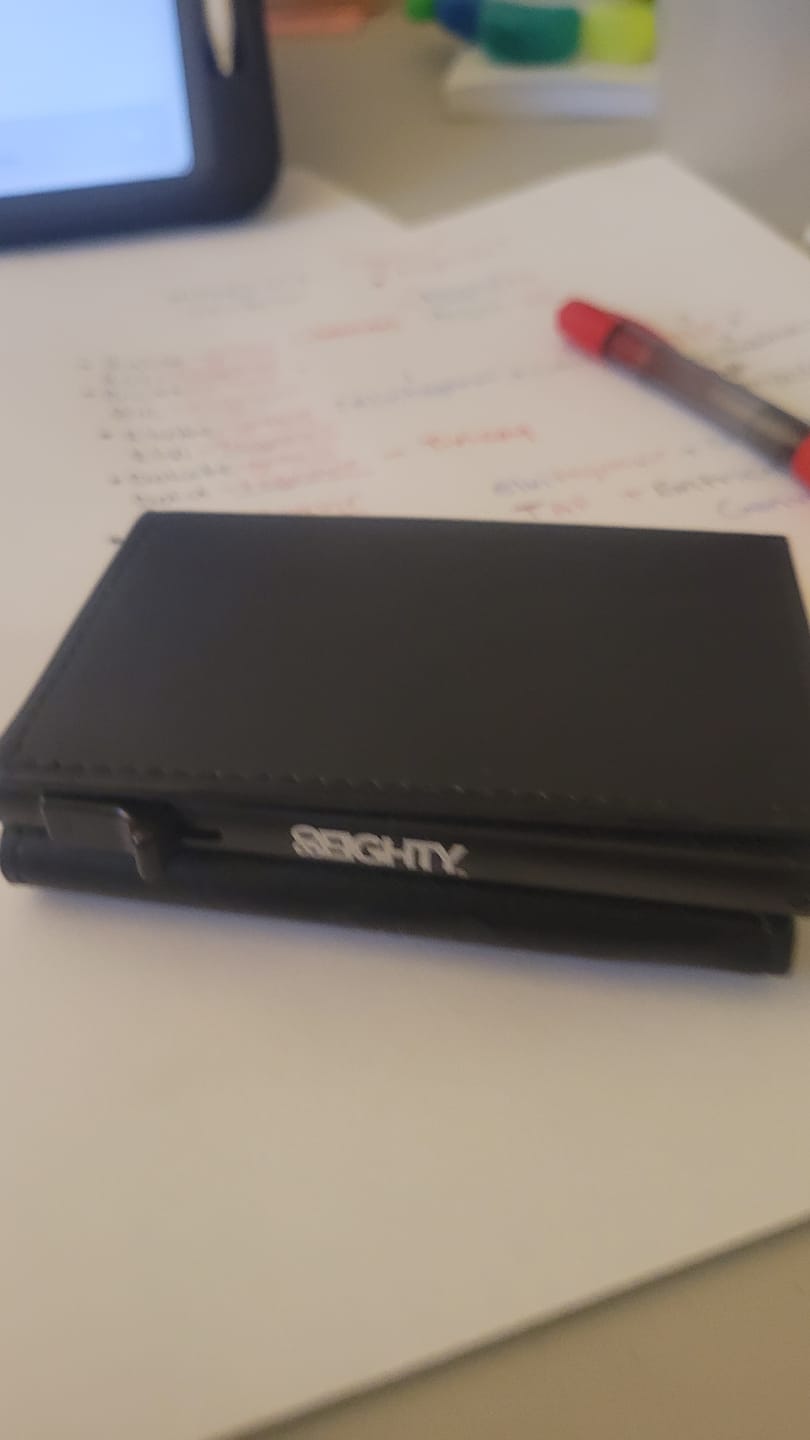Customer photo review of 80Eighty® Onyx Wallet
