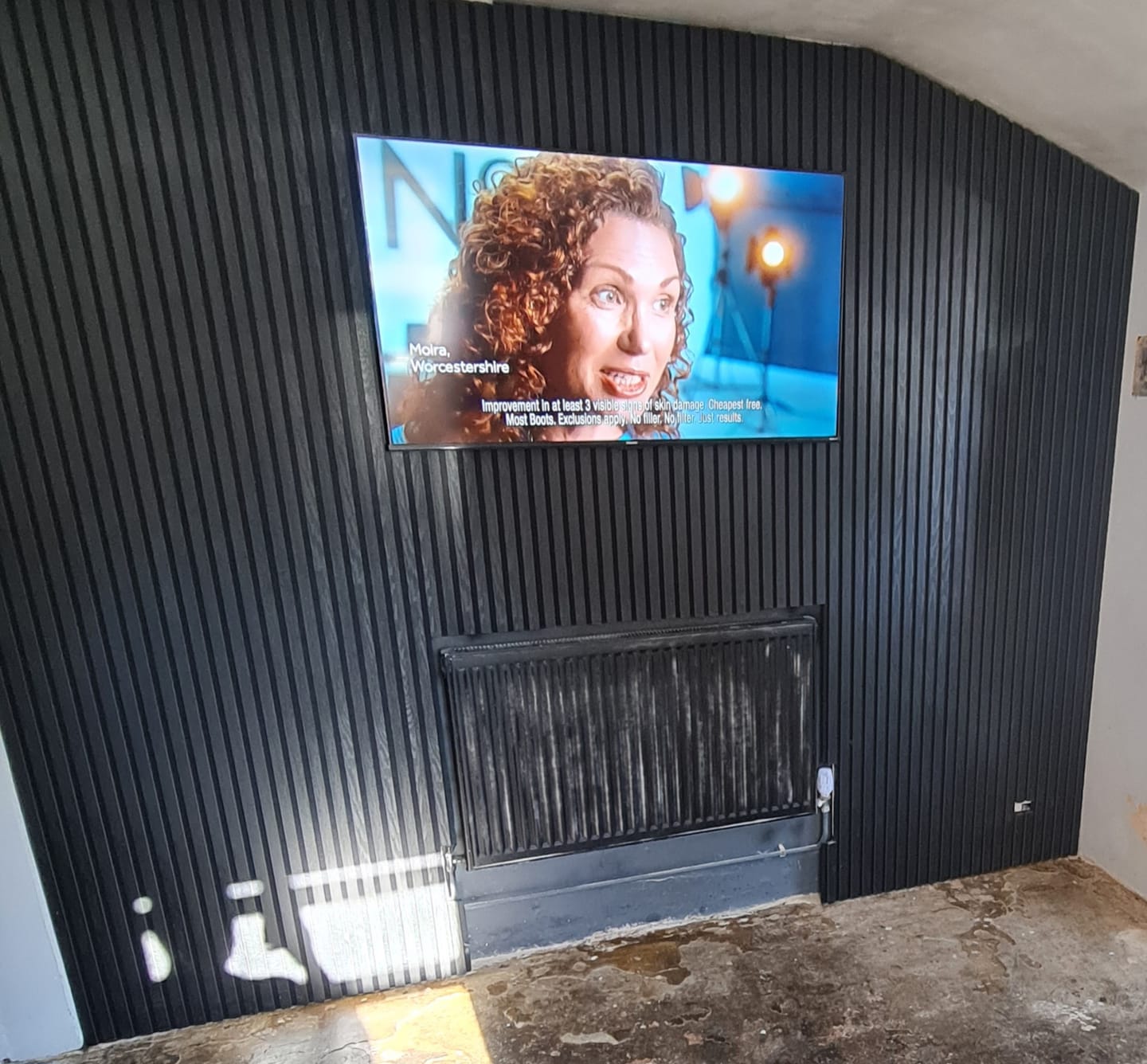 Customer photo review of Premium Acoustic Wall Panels - Black