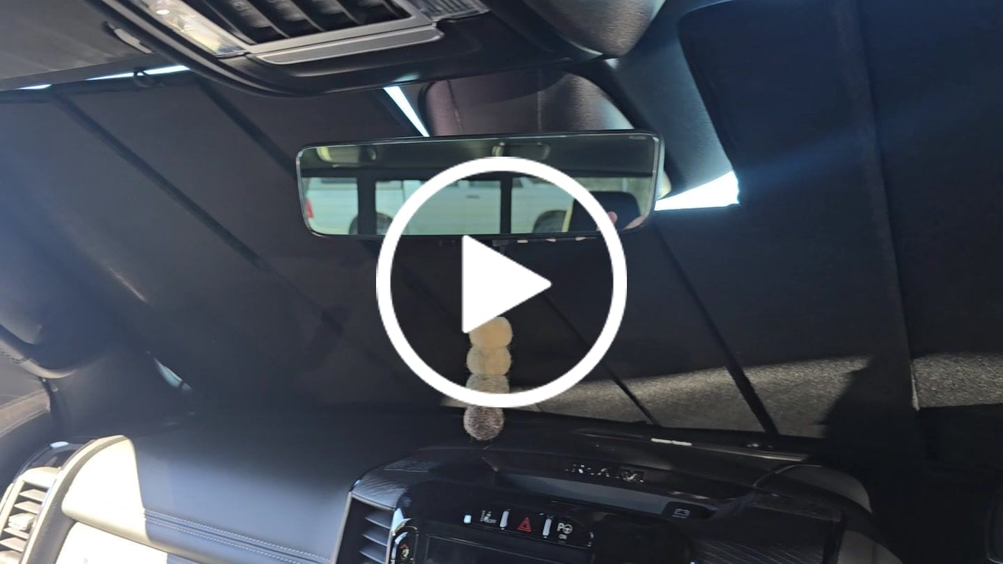 Customer video review of Sharkskin Sunshade for Dodge RAM 1500 (2019–2024)