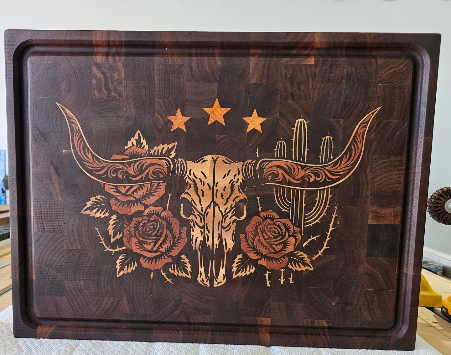 Customer photo review of MAMMOTH Endgrain Base (24"x18"x2.25in)