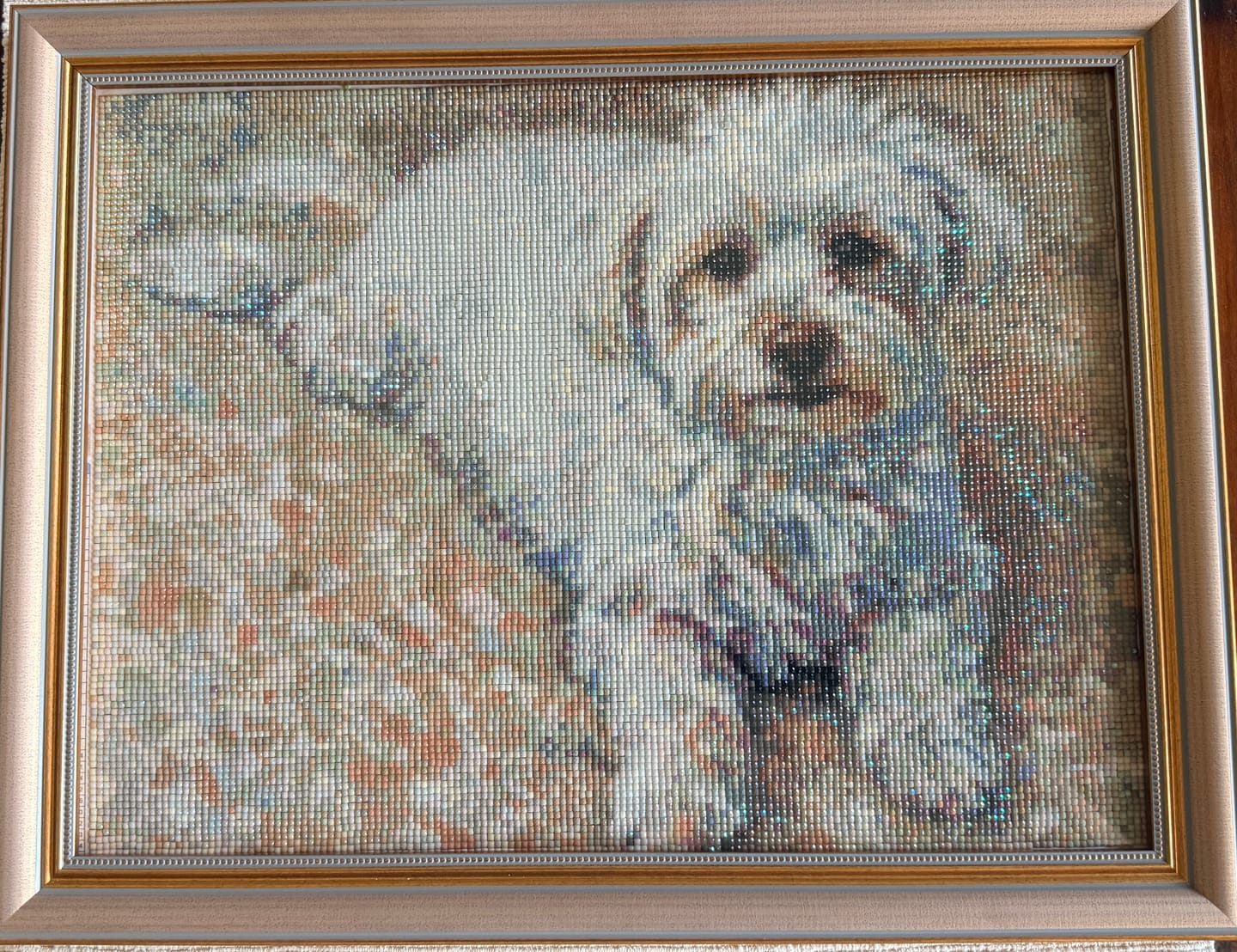 Customer photo review of Custom Diamond Painting Kit