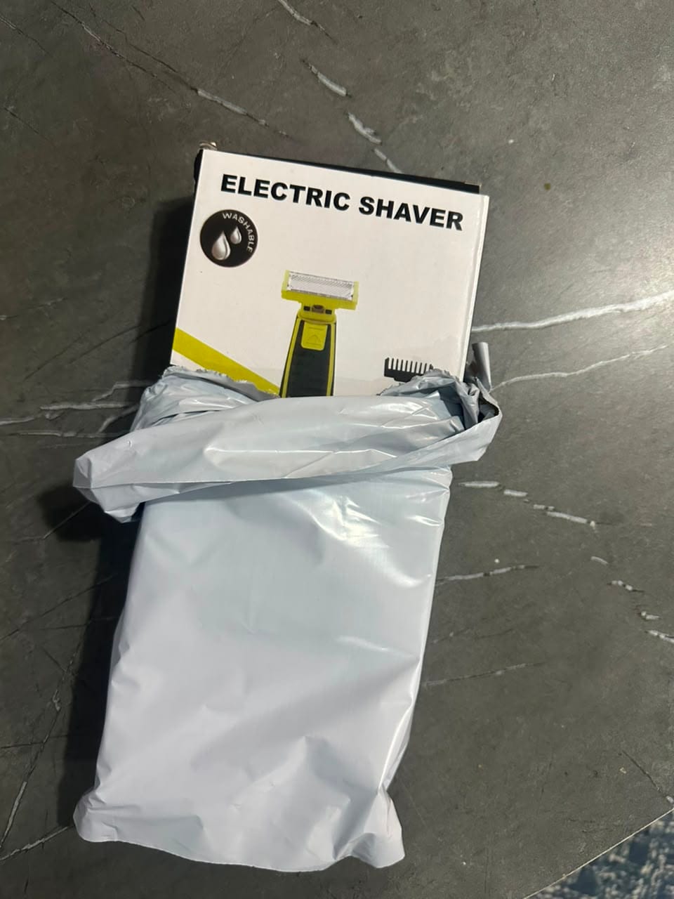 Customer photo review of Aqua Trim Pro Waterproof Body Shaver for Men