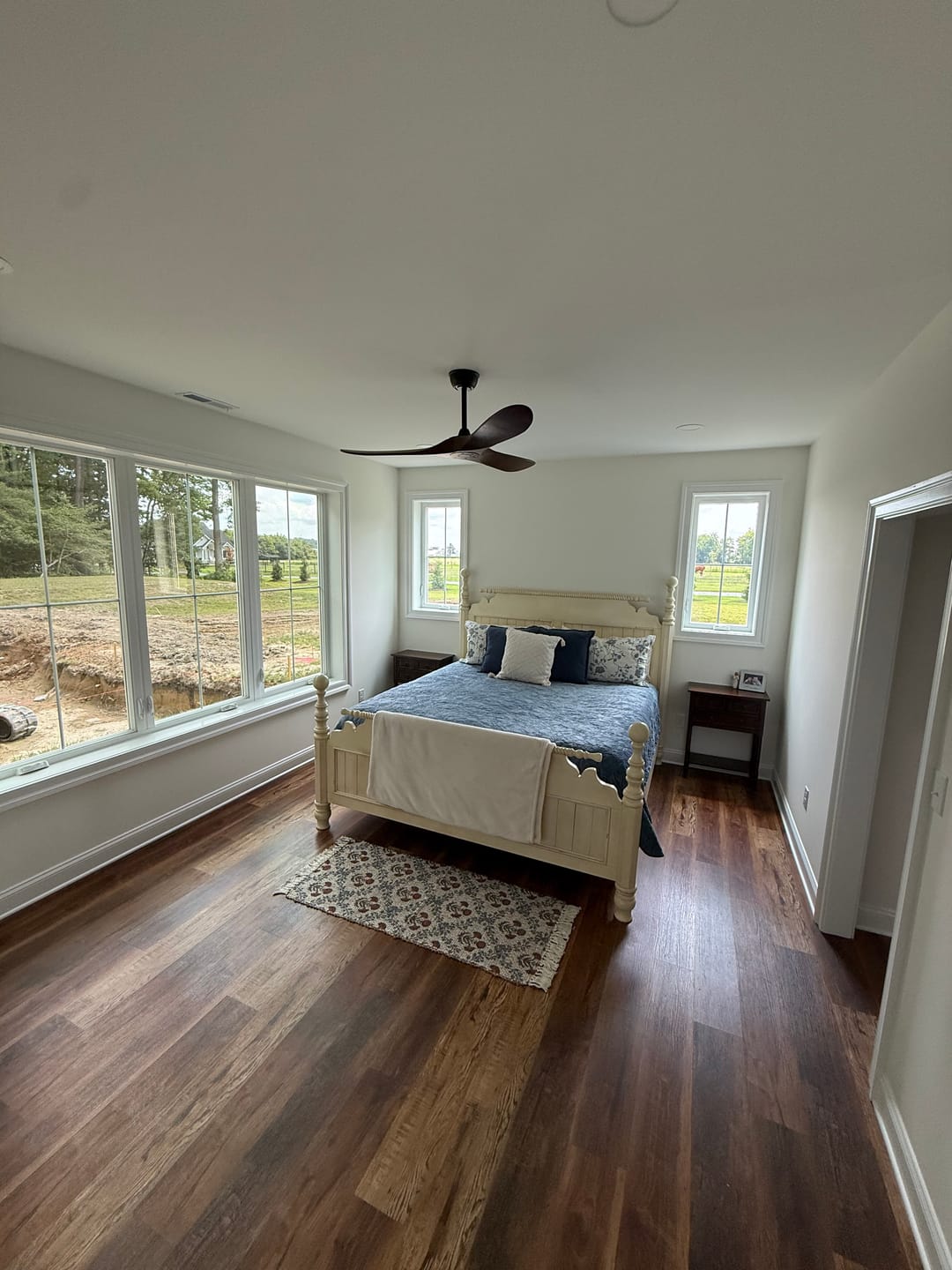 Customer photo review of Bringnox No Drill Motorized Roller Shades 100% Blackout Safari