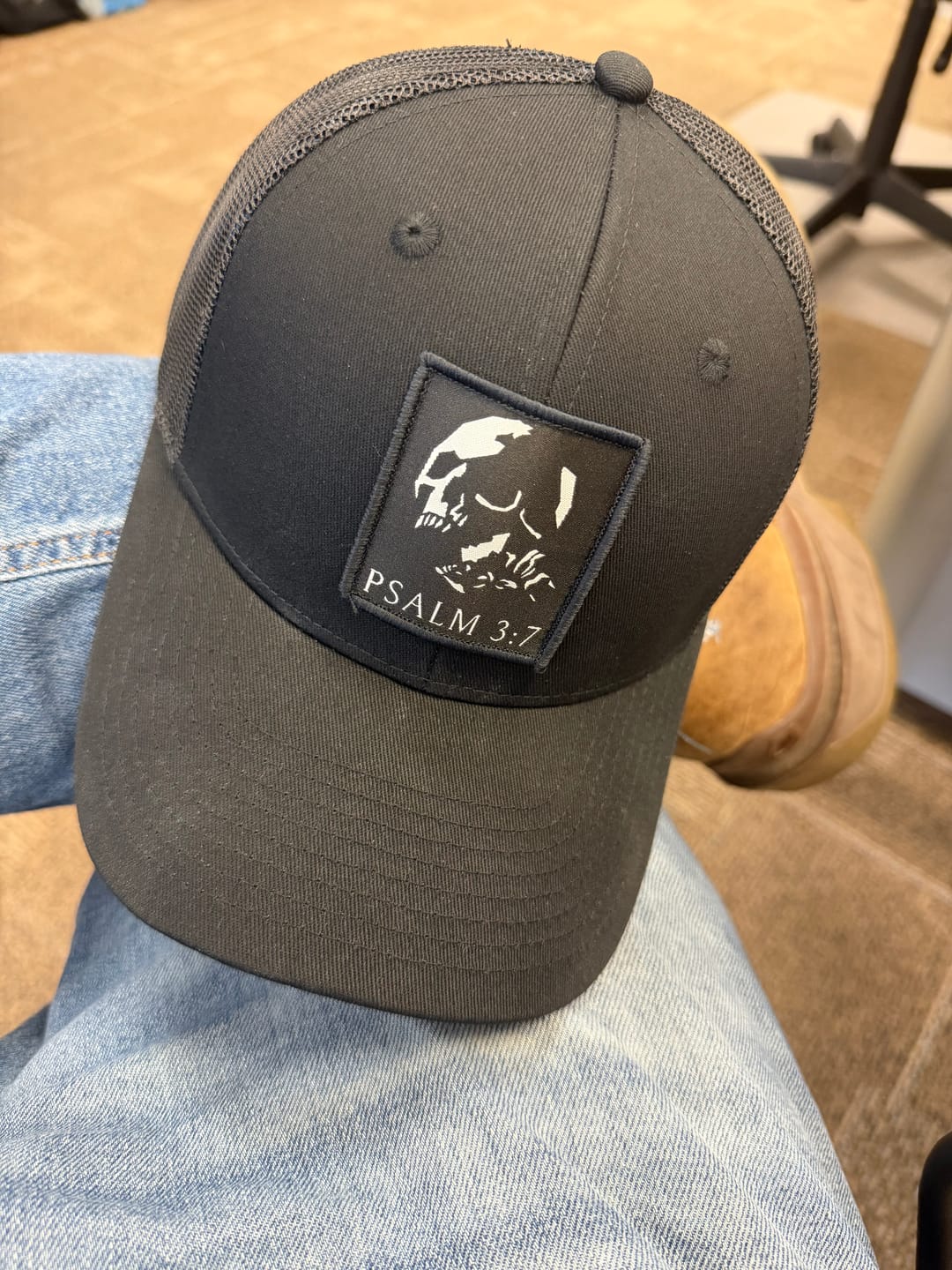 Customer photo review of PSALM 3:7 Hat
