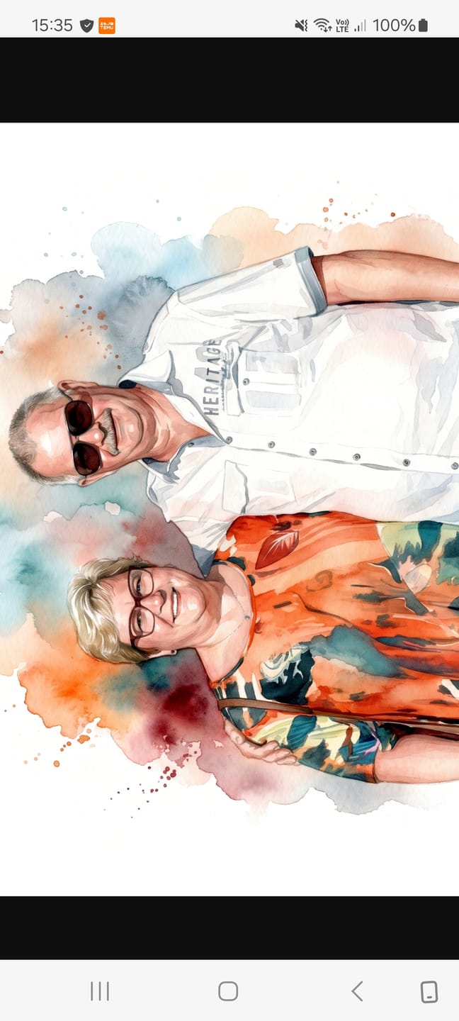Customer photo review of Euer Foto als Aquarell-Kunstwerk