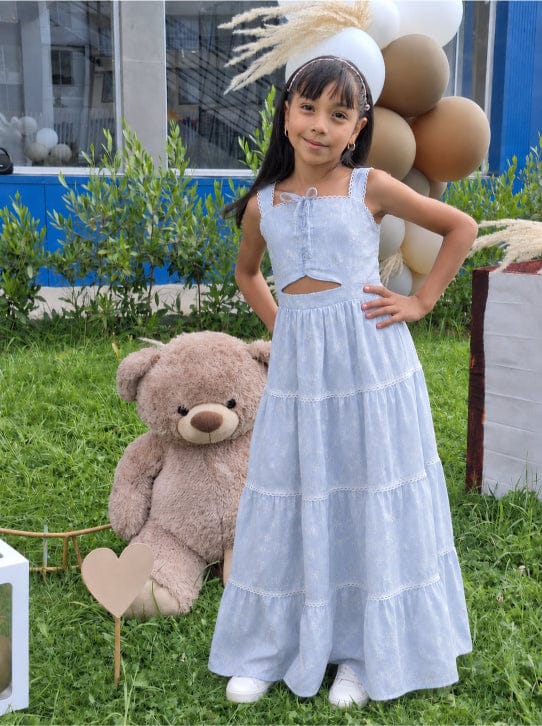 Customer photo review of Vestido Largo para niña - Aitana