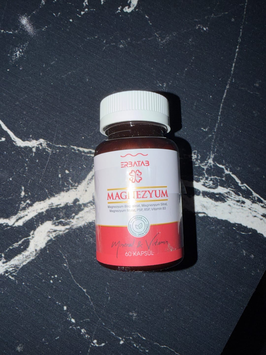 Customer photo review of Erbatab Magnezyum 3’lü Form + B Vitaminleri 60 Kapsül