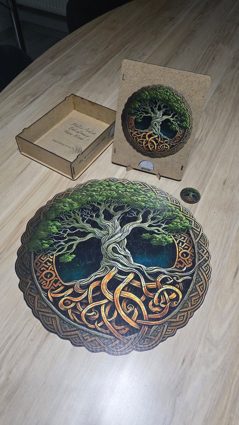 Customer photo review of Celtic Ağacı - Ahşap Puzzle