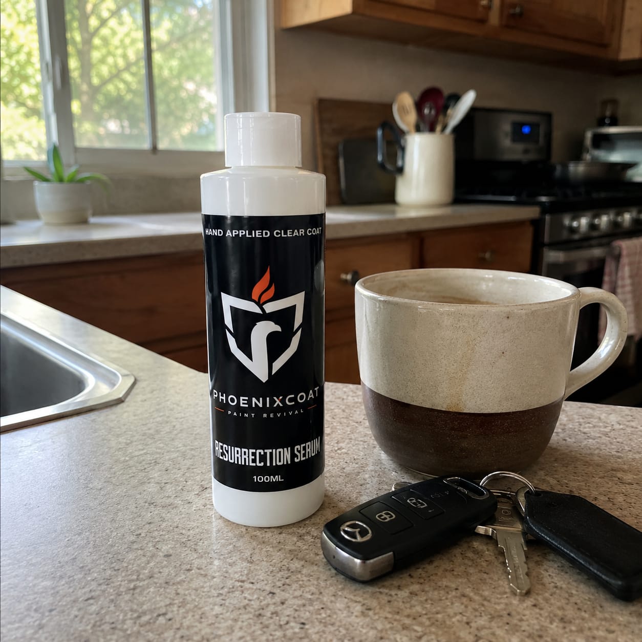 Customer photo review of PhoenixCoat™ Paint Revival Serum