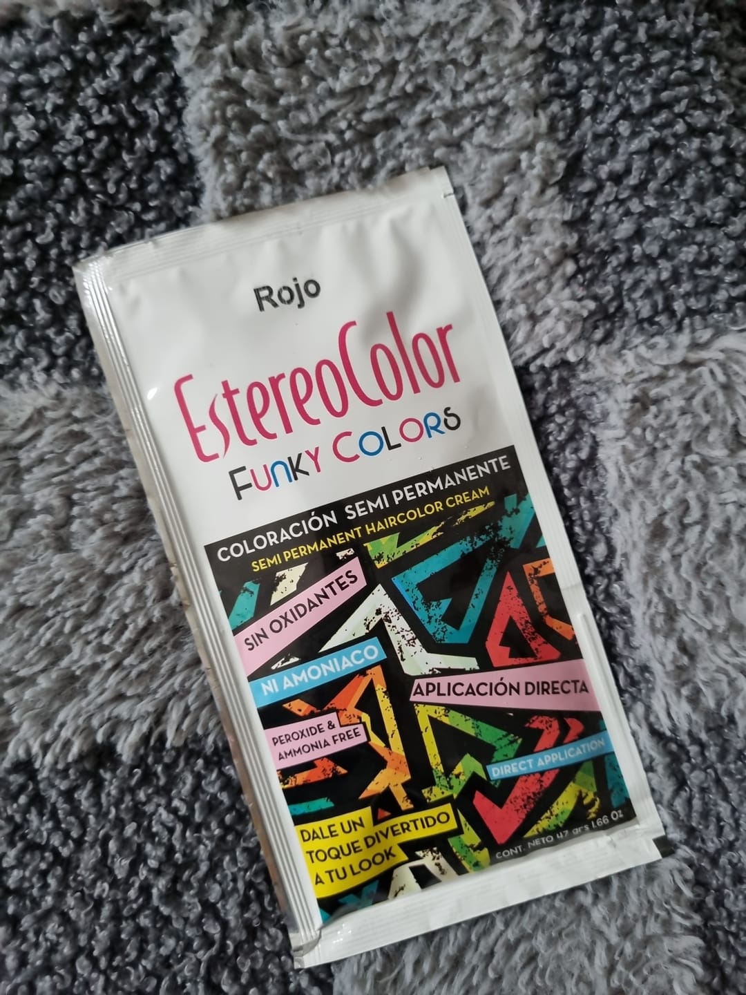 Customer photo review of Tintura Semipermanente Funky Colors 47gr Estereocolor