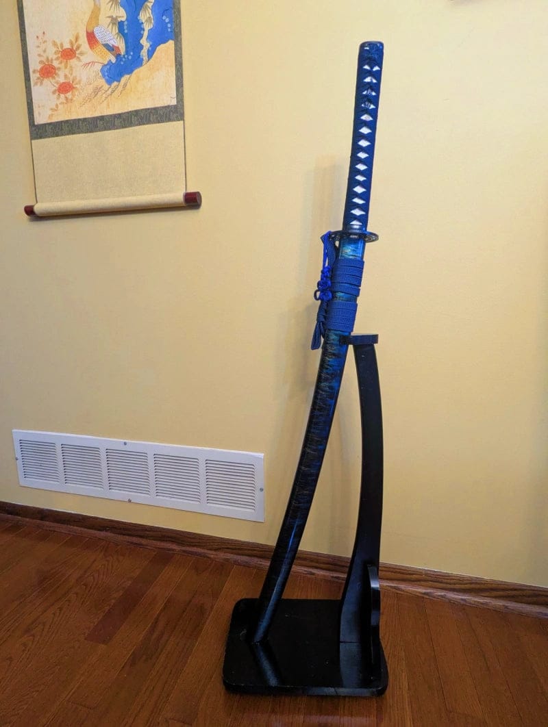 Customer photo review of Abyssal Shade Katana (T10 High Carbon Steel)