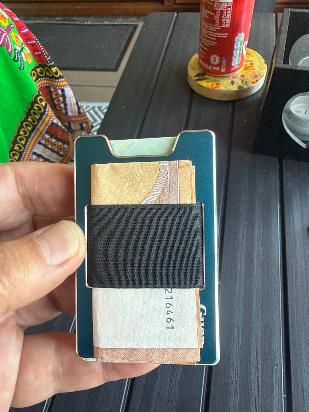 Customer photo review of Guap Smart Wallet