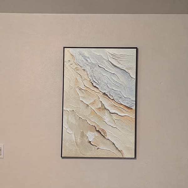 Customer photo review of Sea & Sky Abstract Textured Wall Art #MS205