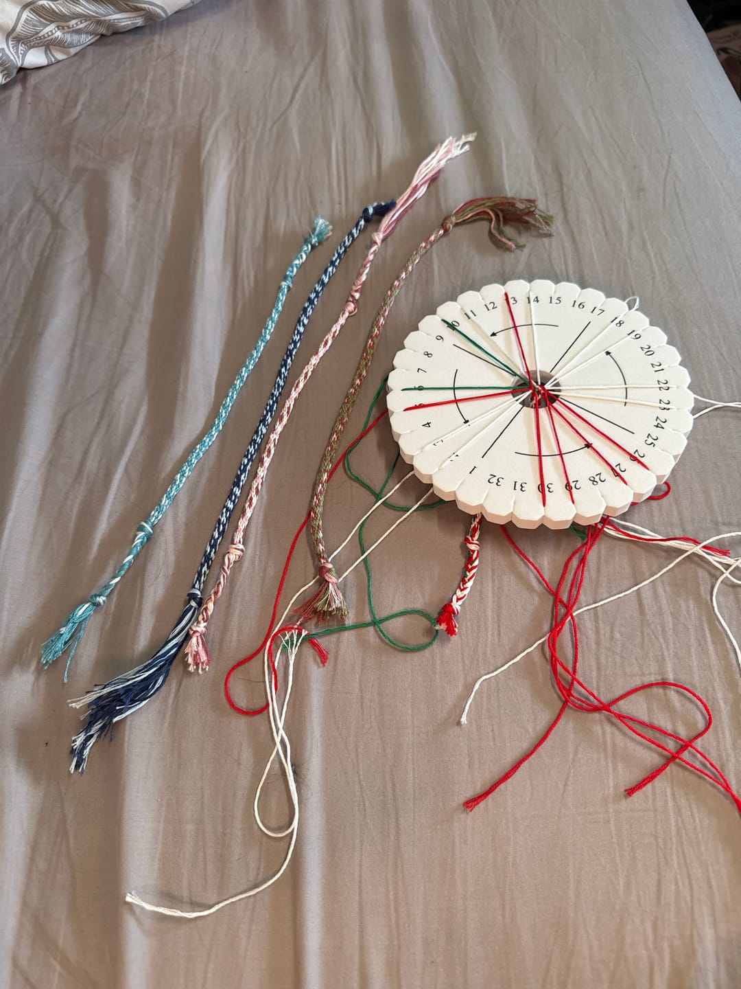 Customer photo review of Kumihimo Bracelet Kit