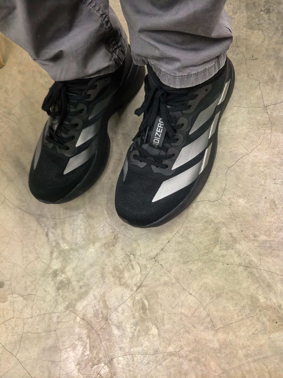 Customer photo review of Adizero Evo SL Core Black & White - AZB