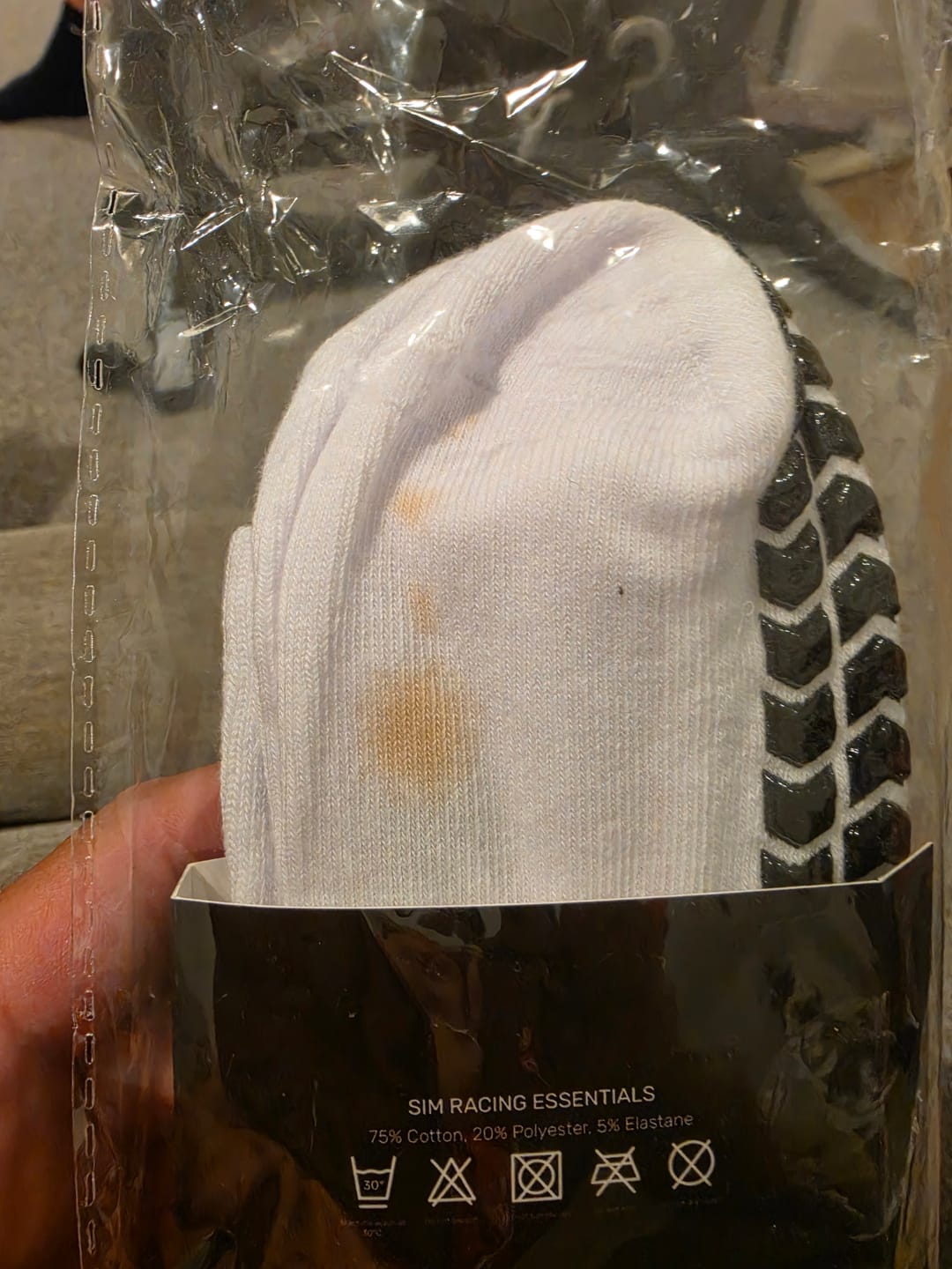 Customer photo review of Sim Racing Socks