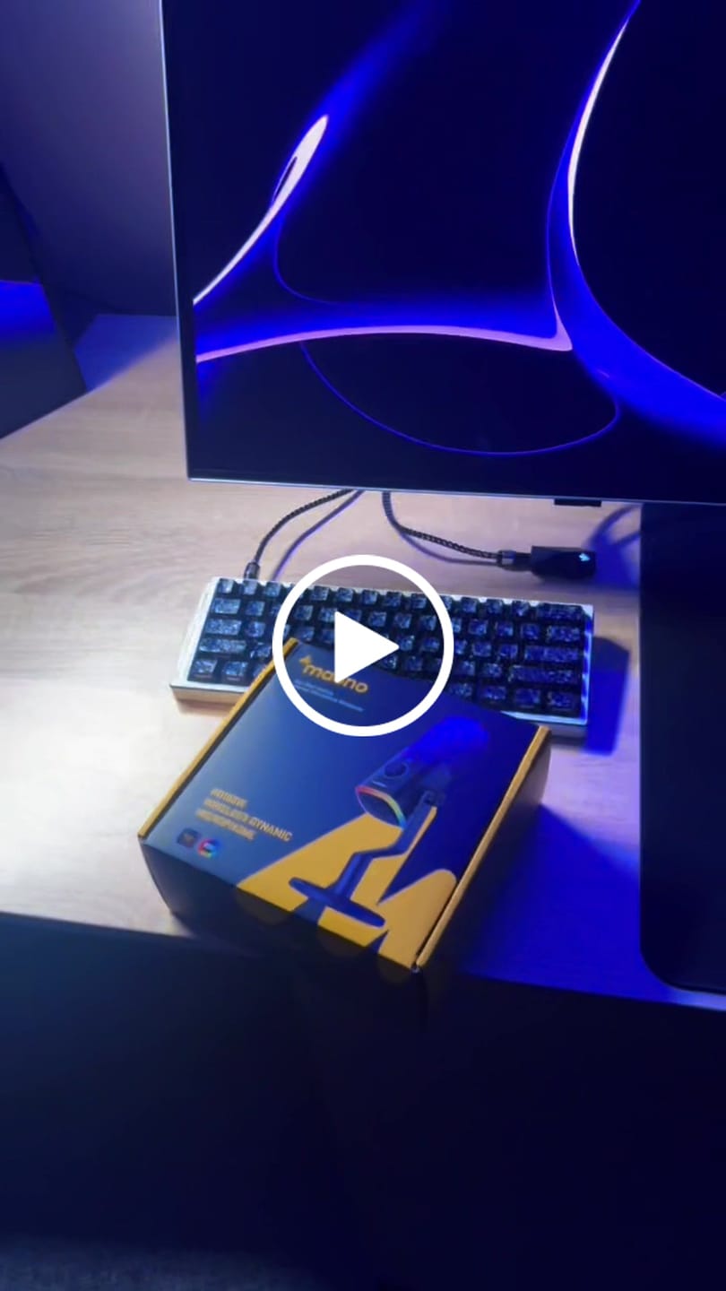 Customer video review of Maono PD100W USB/Kablosuz Mikrofon
