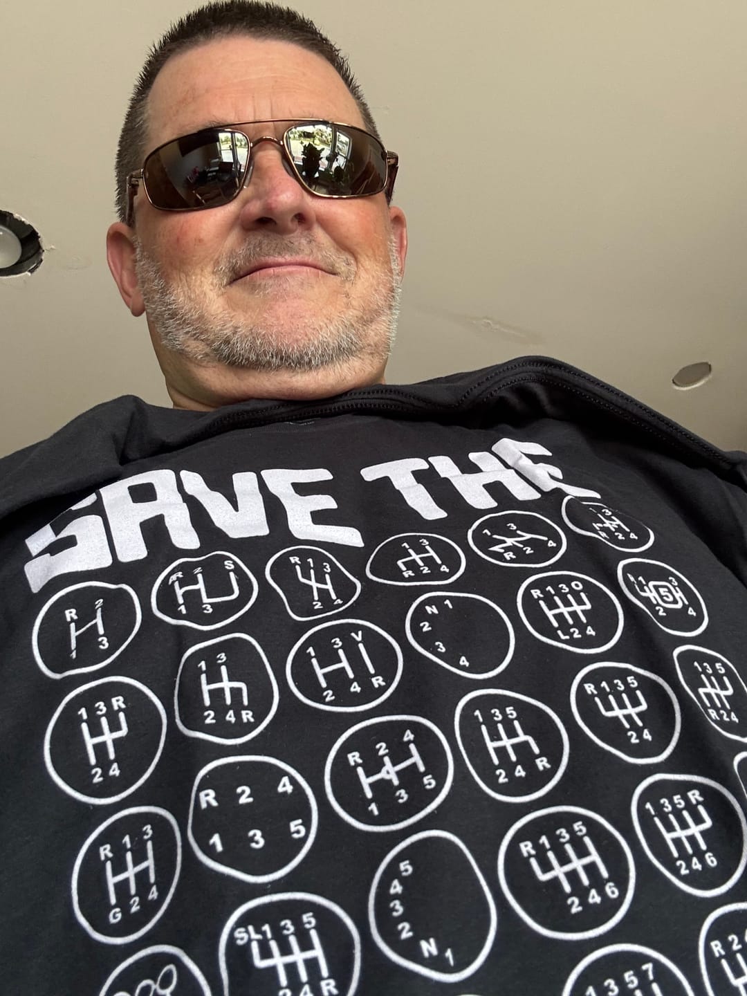 Customer photo review of 80Eighty® Save The Manuals Shirt