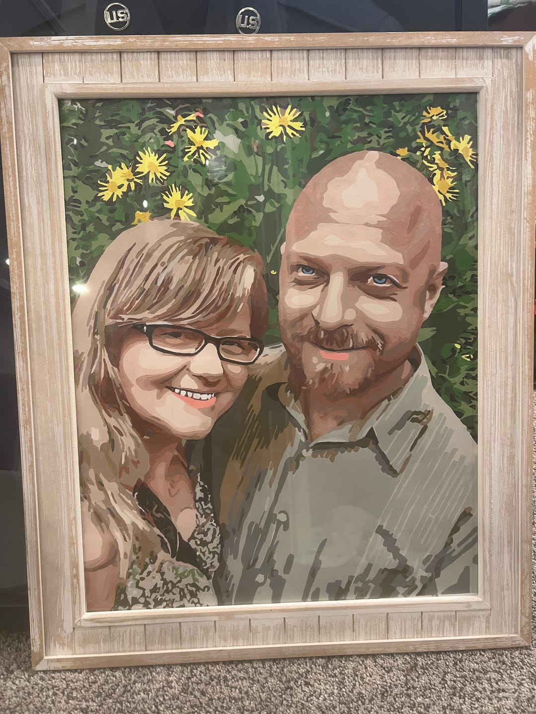 Customer photo review of Custom Paint By Numbers Kit