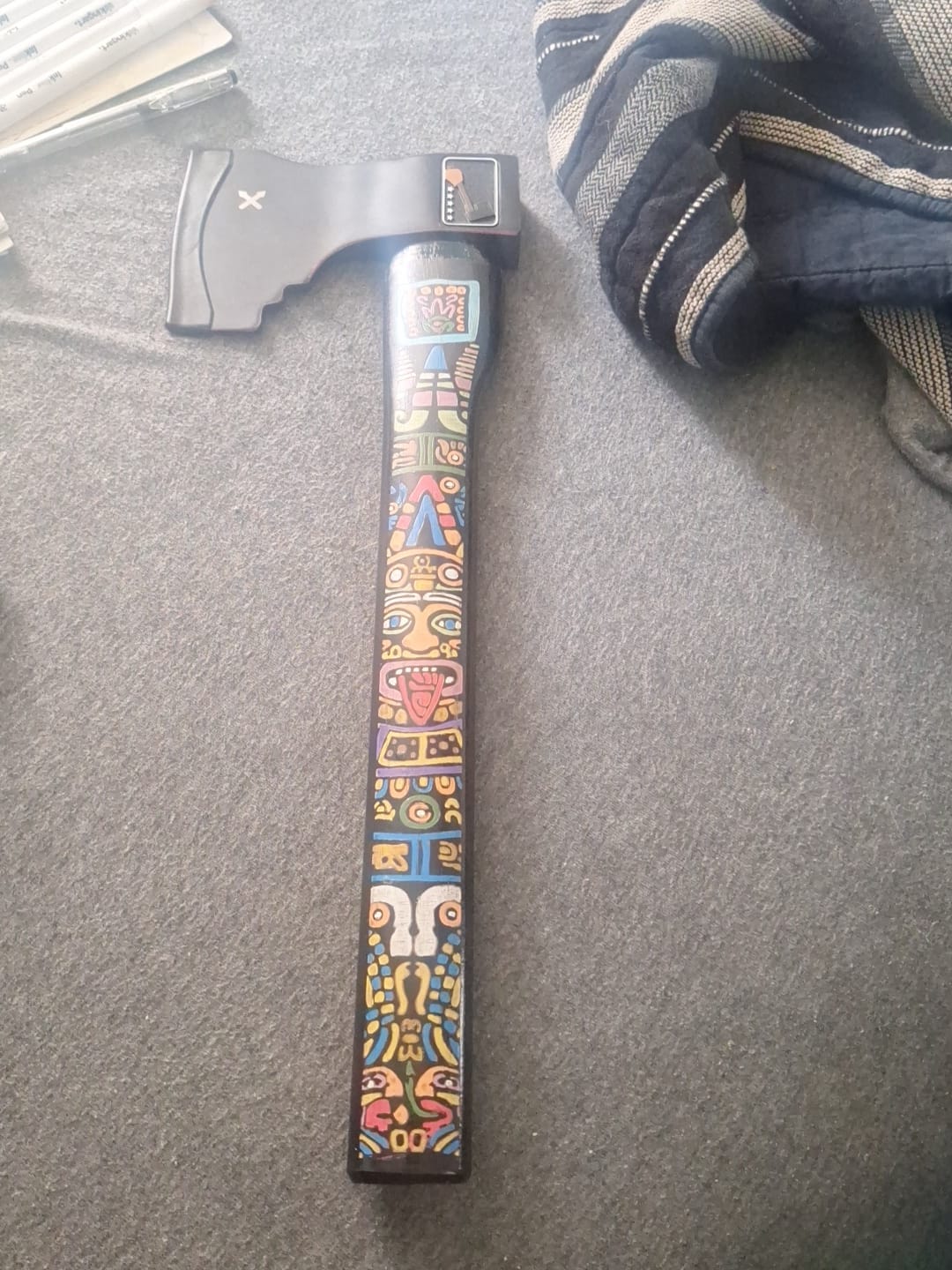Customer photo review of Aztec Throwing Axe