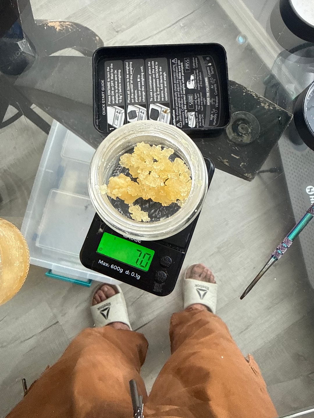 Customer photo review of Pineapple Express | Live Resin Diamonds