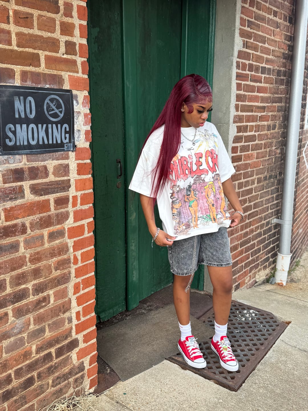 Customer photo review of 90s Vintage Bikini Graphic Tee-533