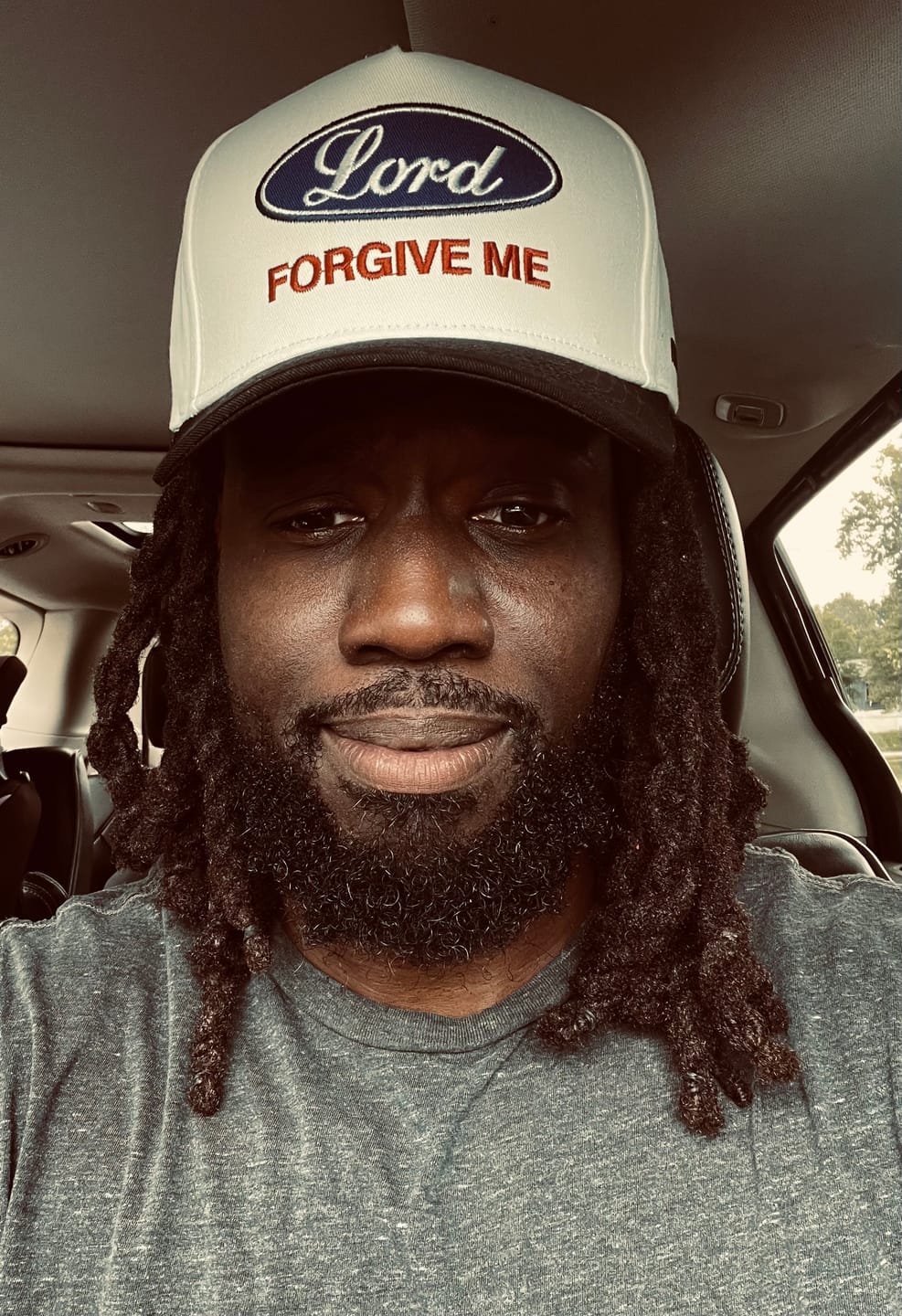 Customer photo review of Lord Forgive Me (White/Black)
