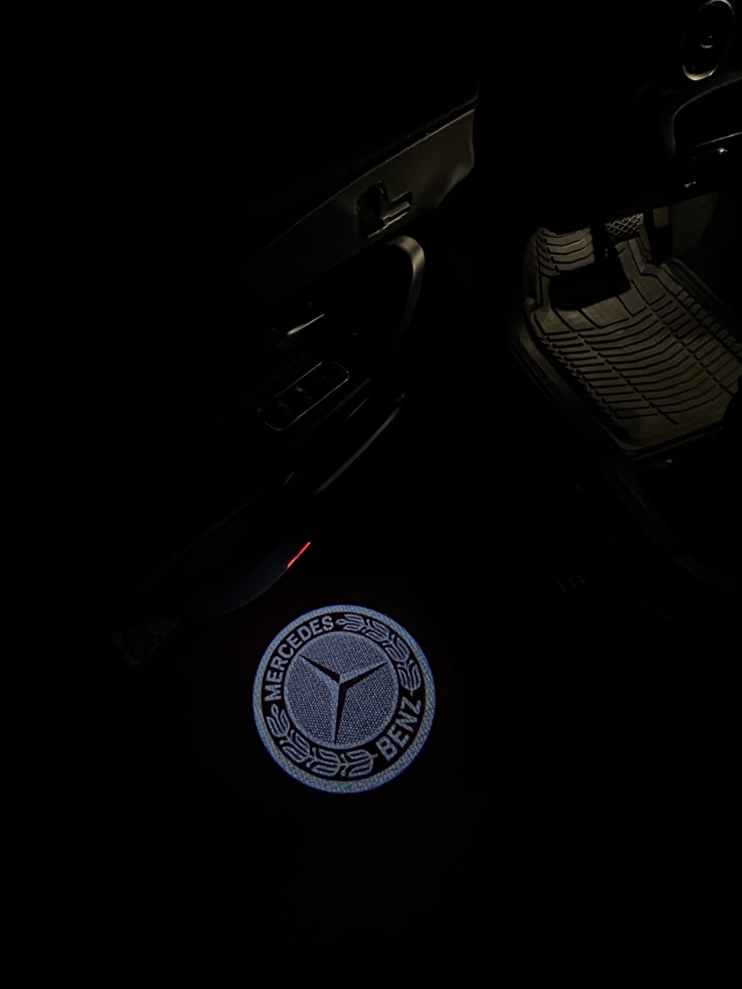 Customer photo review of MERCEDES DOOR LIGHTS
