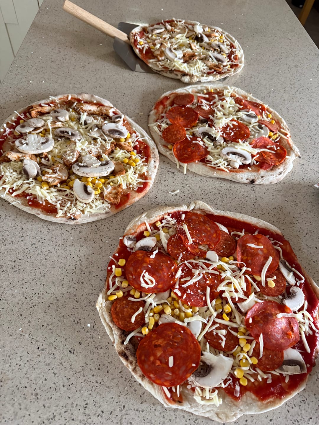 Customer photo review of Sourdough Pizza Bases