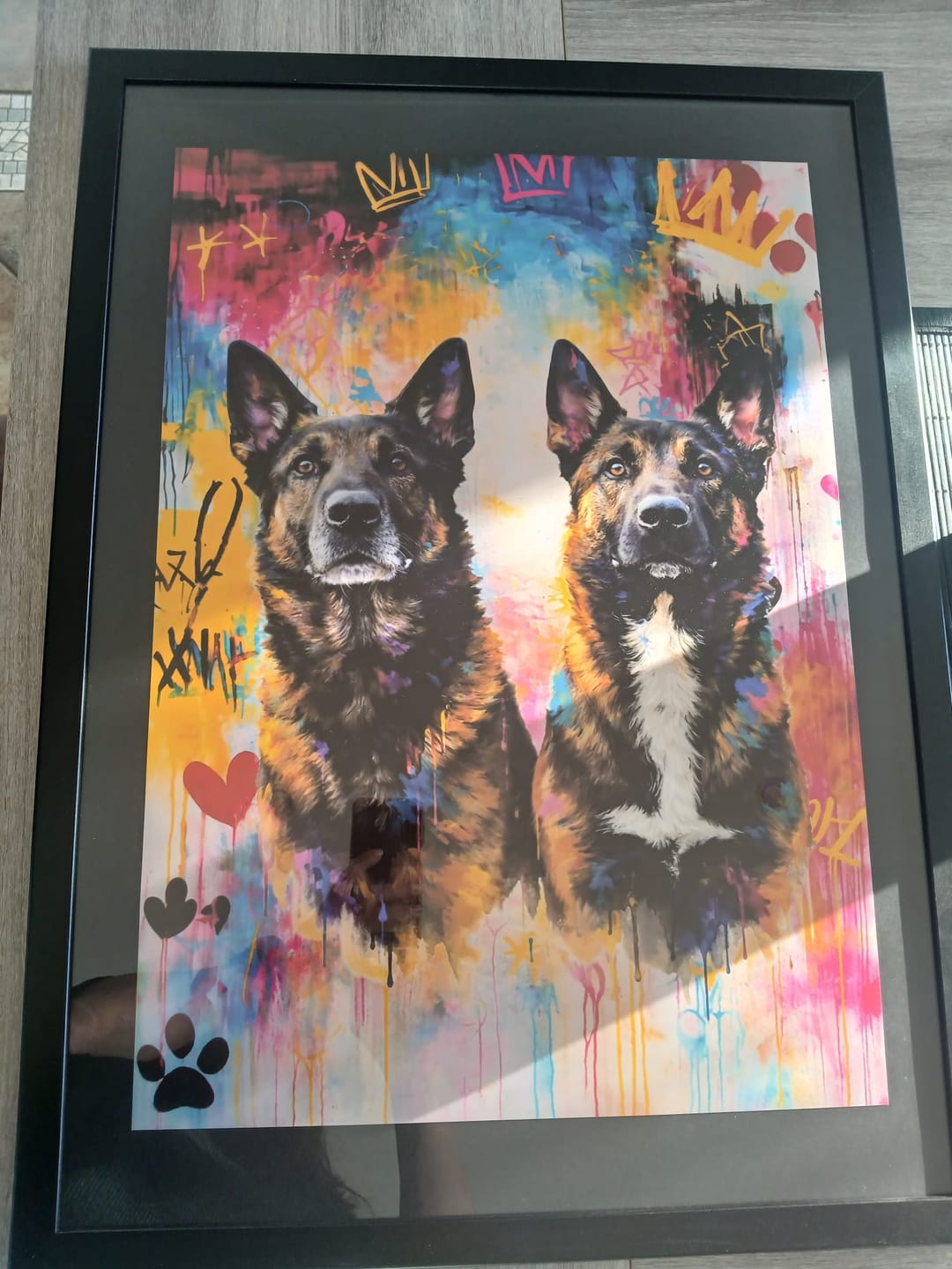 Customer photo review of Le graffiti - Poster personnalisé