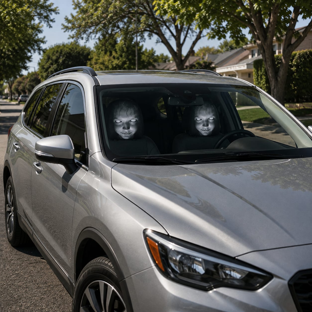 Customer photo review of GrimHead™ Funda Reposacabezas para Coche