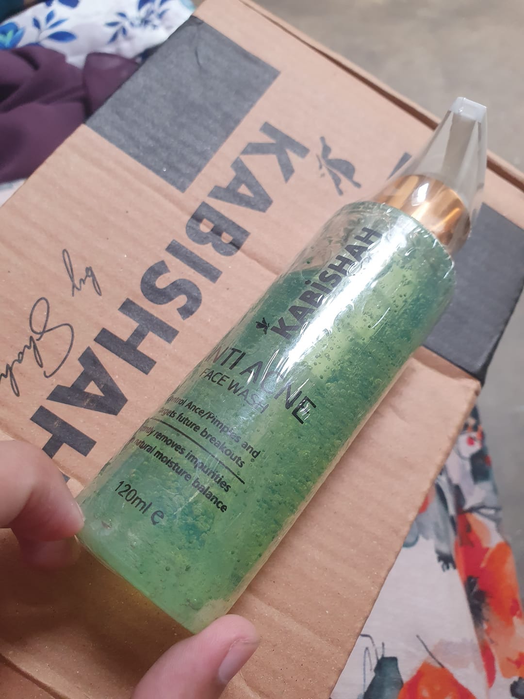 Customer photo review of Face Wash Bundle: Clear & Bright Face Fusion