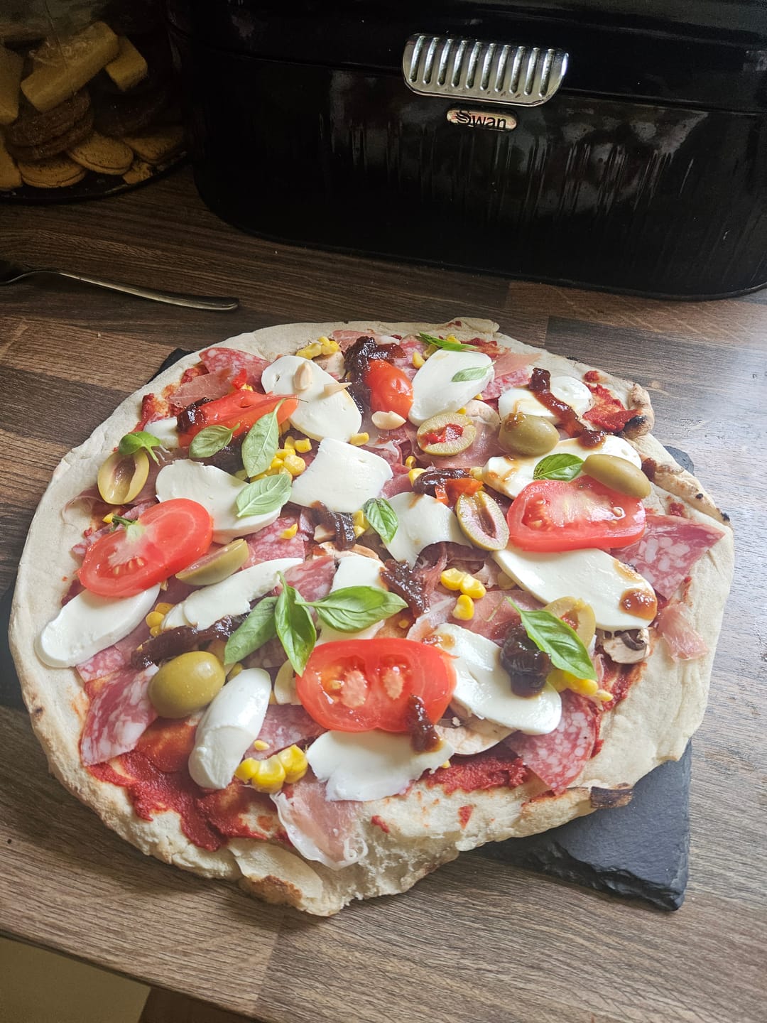Customer photo review of Sourdough Pizza Bases