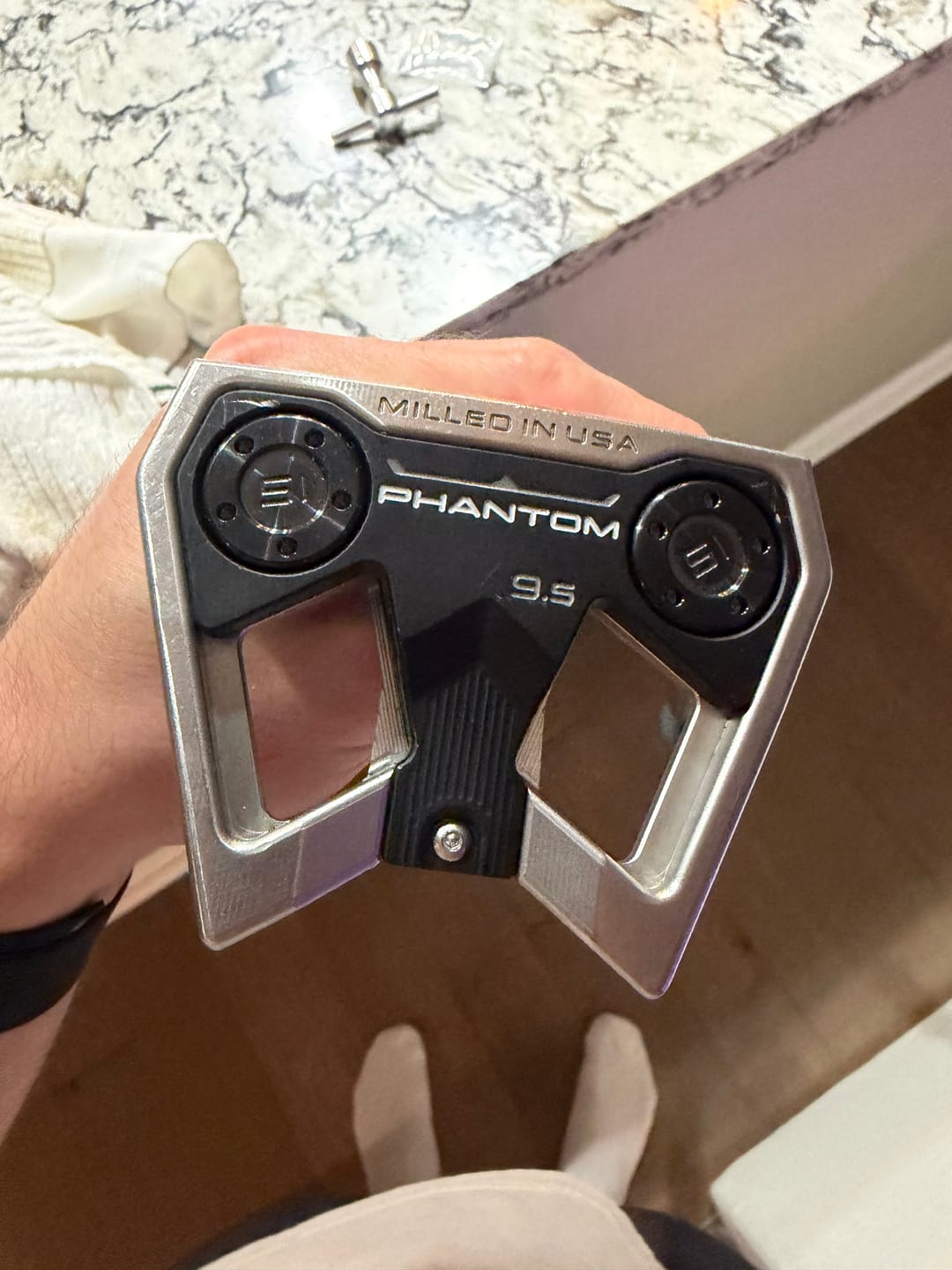 Customer photo review of Scotty Cameron Compatible Black PVD Large Thread Putter Weights