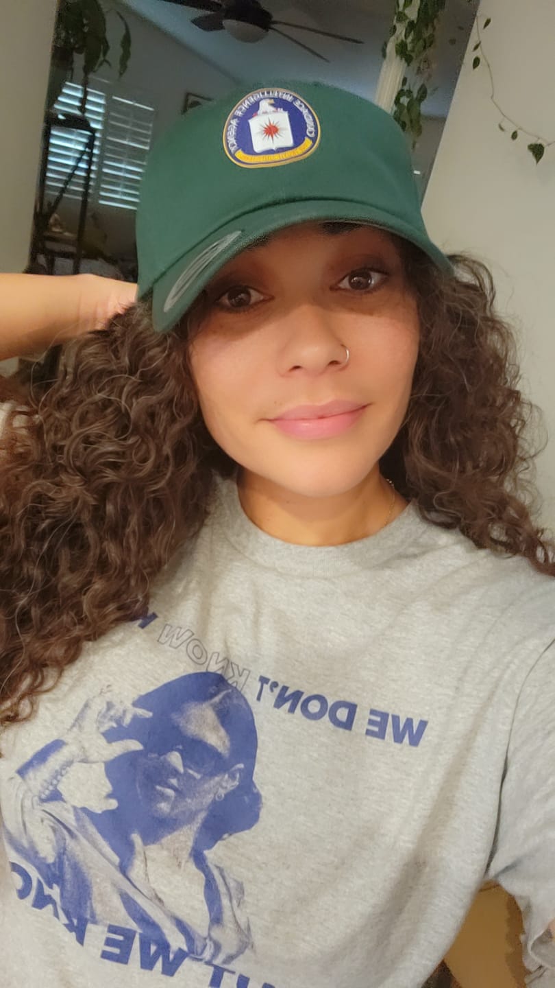 Customer photo review of Candace Intelligence Agency Hat