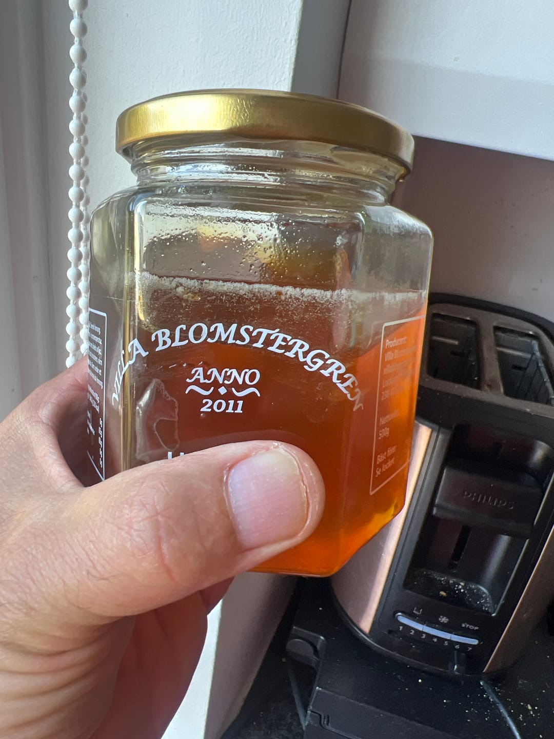 Customer photo review of Flytande honung 2 kg (4×500 g) – Svensk RAW honung