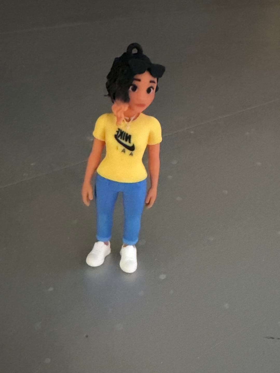 Customer photo review of Custom 3D Figure Keychain